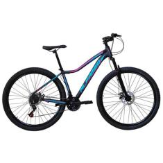 Bicicleta Aro 29 Alfameq Pandora Feminina Alumínio 21v Freio A Disco -