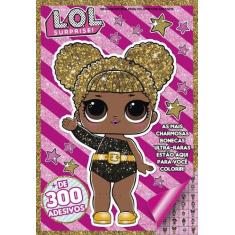 Livro - LOL Surprise - Megaprancheta para colorir com adesivos