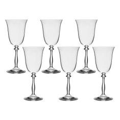 Taça de Cristal Bohemia 350 ml Angela 6 Peças - Bohemia Crystal