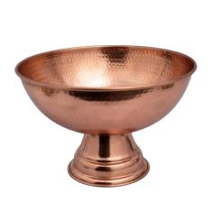 Champanheira Balde Gelo Cobre Puro Funda Com Pé Sem Alça 20l