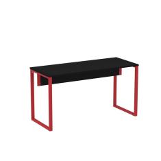 Mesa Madeira 1340x600mm M134/60p25tub Preto/vermelho