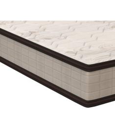 Colchão Queen Size Molas Molas ensacadas Ensacadas Starflex New 30x158x198cm Bege/Marrom