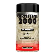 L Carnitina 2000 mg Pura 120 capsulas Sem Sabor Ultra Concentrado