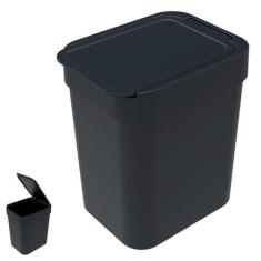 Lixeira 2,5 Litros Cesto De Lixo Plástico Para Pia Cozinha Banheiro -