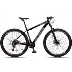 Bicicleta 29 Raider Z3X Pro 21V Freio a Disco e Suspensão Quadro Alumínio MTB