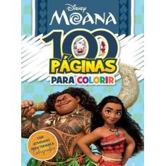 100 Páginas Para Colorir - Moana Disney -
