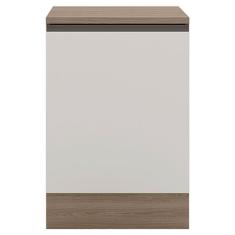 Balcão de Cozinha 58cm Etna Carvalho OAK Off White – Poliman