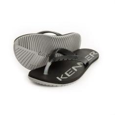 Chinelo Kenner Sandália Original Red Masculino, 42, Preto c, Cinza