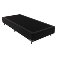 Base Box para Cama Solteiro Preto 88 de Largura - Kaza Mix