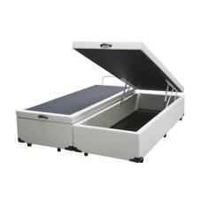 Cama Box Baú Casal Bipartido AColchoes Sintético Branco 41x138x188 - A