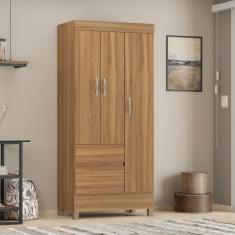 Guarda Roupa Solteiro 3 Portas 2 Gavetas 