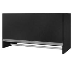 Armário Multiuso Aéreo Cabideiro Grécia L03 - Lyam Decor, Preto