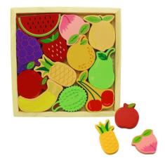 Brinquedo Educativo Quebra Cabeça Pedagógico Jogo de Encaixe Didático 