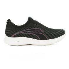 Tênis Feminino Esportivo Kolosh Byte K7036 Preto/Chumbo/Pink 40-Feminino