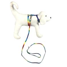 Coleira De Gato Com Guia Peitoral Regulável Para Pet Luxo