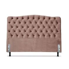 Cabeceira Queen 158 - Bello Box - Dunas Veludo Rosê