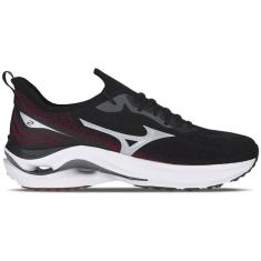 Tênis Mizuno Wave Zest 2 - Masculino - Preto-Vermelho