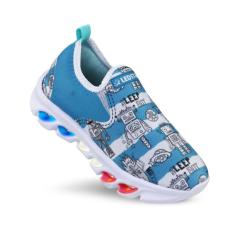Tênis de Led Infantil Masculino Ledstar Calce Facil Robo Casual-Masculino