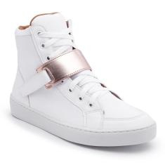 Tênis Feminino Botinha Cano Alto-Feminino