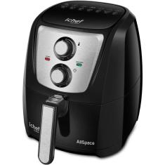 Fritadeira Elétrica Airfryer iChef AllSpace Polishop Inox Black 4L