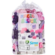 Blocos de Montar Magic BLOCK 140 Peças Simo TOYS