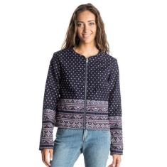 Jaqueta Roxy Boho Chick Dupla Face Azul, M, Azul