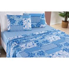 Jogo de Cama Solteiro 3 Peças Coleção Bouti - Feira do Bordado Online,