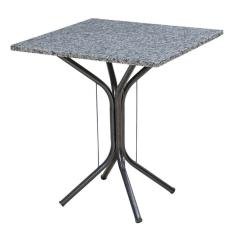 Mesa de Jantar Quadrada Thais Preta 70 cm