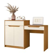 Escrivaninha Penteadeira Trend com Espelho Albatroz Moveis, Cinamomo/O