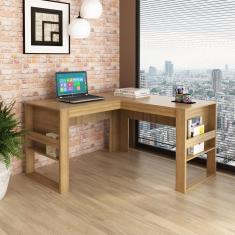 Mesa Para Escritório Feita Em Mdp 15mm L Charme Amendoa