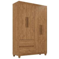 Guarda-Roupa de Solteiro Madri 4 Portas 2 Gavetas - Tudo De Móveis, Ci