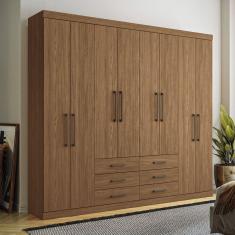 Guarda Roupa 8 Portas e 6 Gavetas Havana Master Santos Andirá