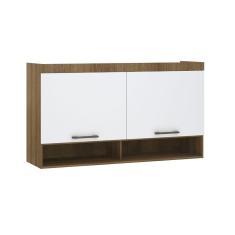 Armário Aéreo Maleiro Modulado 145cm 2 Portas Basculantes Paris Luciane Móveis