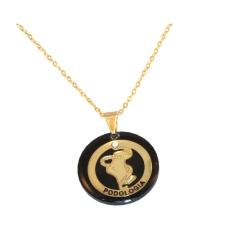 Colar Cordão Profissão Podologia Podóloga  Folheado Ouro 18k