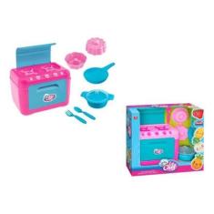 Fogão Infantil com acessórios Le Chef - Brinquedos Usual - Usual Brinq