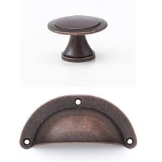 Puxador Armario Puxador concha Puxador redondo Kit 8 Pç - Telis Ferrag