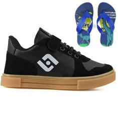 Tenis Infantil Casual Sapatenis Meninos Meninas Street Calce Facil + C