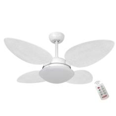 Ventilador Volare P Palmae Branco 220V e Controle Remoto - CasaH, 220V