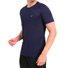 Camiseta Mizuno Nirvana Masculina Azul Noite