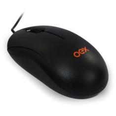 Mouse Mini Com Fio Oex Ms103 1000 Dpi Preto