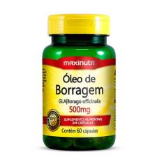 Óleo de Borragem 500mg 60 Cápsulas - MaxiNutri