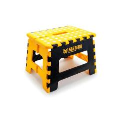 Banqueta Plástica Portátil Dobrável Com Alça Multiuso 22cm Capacidade 