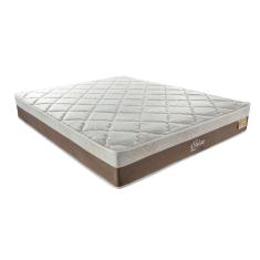 Colchão Queen Orion Molas Ensacadas (28x158x198) Branco e Bege