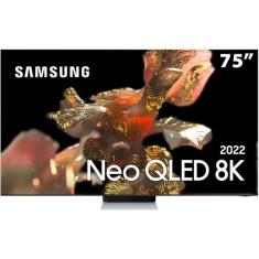 Smart Tv 75 Polegadas Neo Qled 8k Samsung Qn75qn900bgxzd Aço Escovado