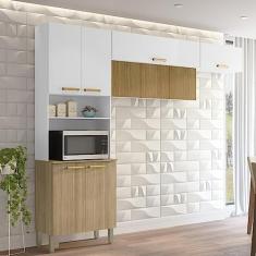 Cozinha Compacta 9 Portas Urbane Freijó/supremo