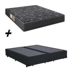 Cama Box Bipartido Casal + Colchão Portobel Verona D28 57x138x188