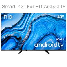 Smart TV 43" Multi Full HD Android TL066M Preto Bivolt