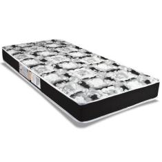 Colchão Solteiro Espuma D23 Roland Garros Pró Black (88x188x12) - Luck