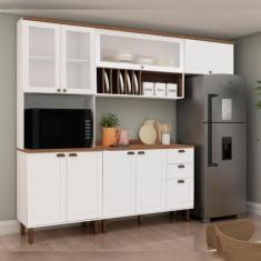 Cozinha Modulada Cristal 280 cm Conjunto Completo Provençal - GenialFl