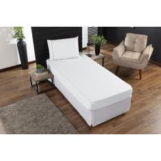 Jogo de lençol Solteiro 400 fios 3pç ponto palito - SAFIRA ENXOVAIS, B